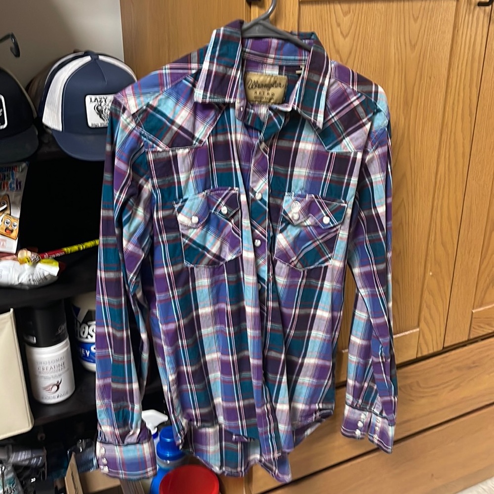 Wrangler pearl snap
